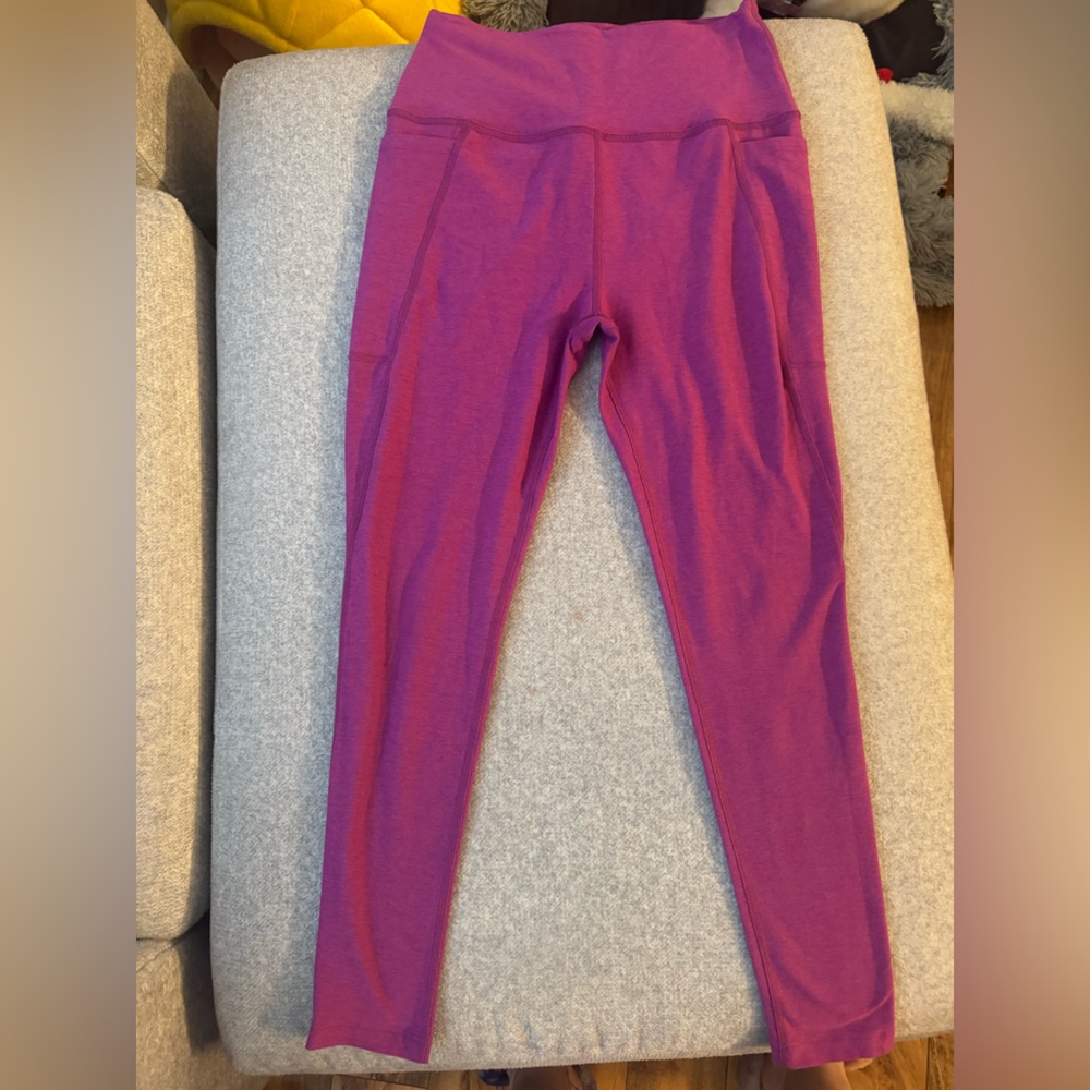 Beyond Yoga Vibrant Purple Leggings Athleisure Yoga
